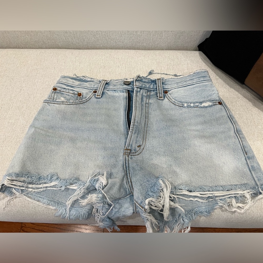 Abercrombie high rise shorts